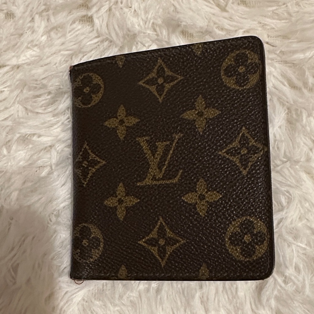 Louis Vuitton Brown and Gold Monogram Wallet